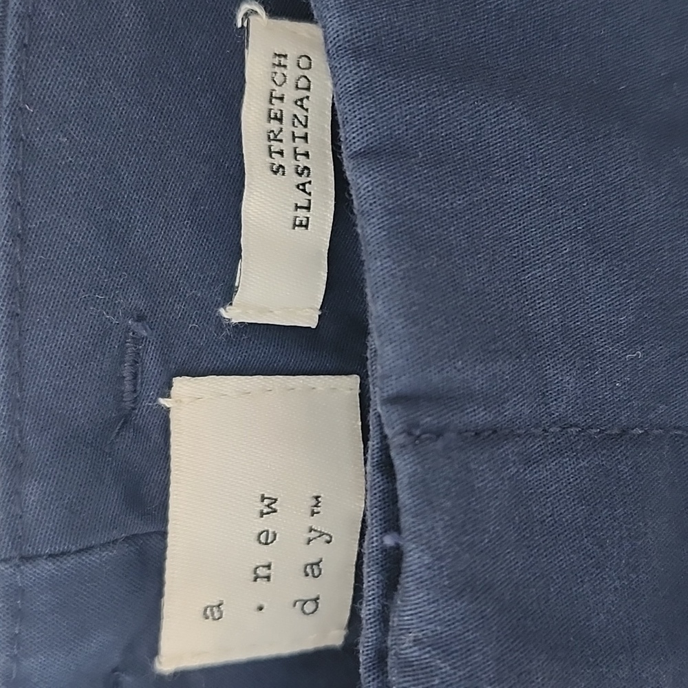 A New Day Navy Chinos, Size 2 - Picture 2 of 10